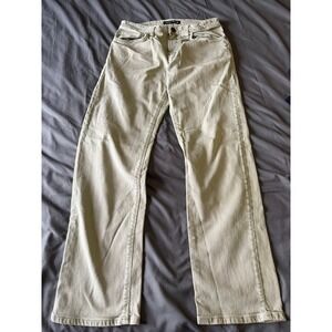 Mavi Zach Straight Leg Jeans Mens 32x32 Tan Khaki Cotton Blend